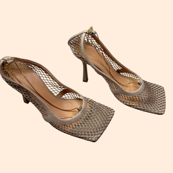 Bottega Veneta Shoes - Bottega Veneta Stretch Mesh Pumps